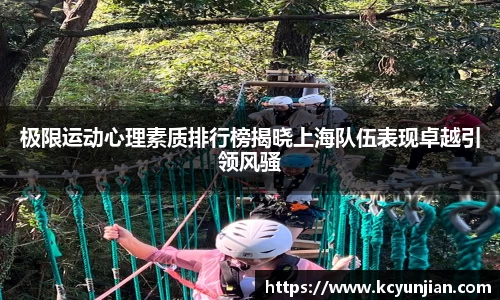 极限运动心理素质排行榜揭晓上海队伍表现卓越引领风骚